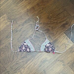 Victoria Secret Paisley Triangle Bikini Top